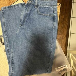 SHEIN Blue Denim Pants